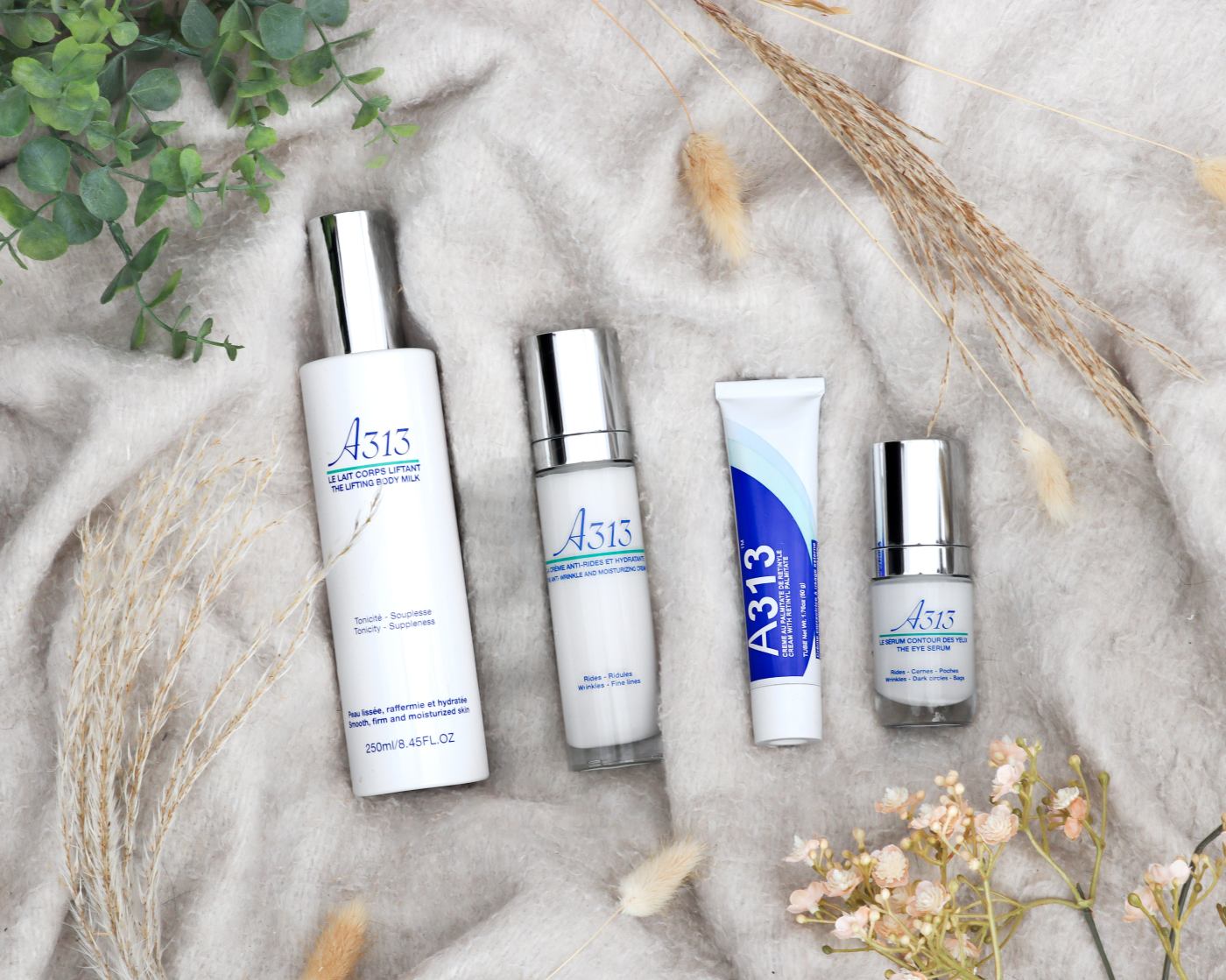 A313 skincare products