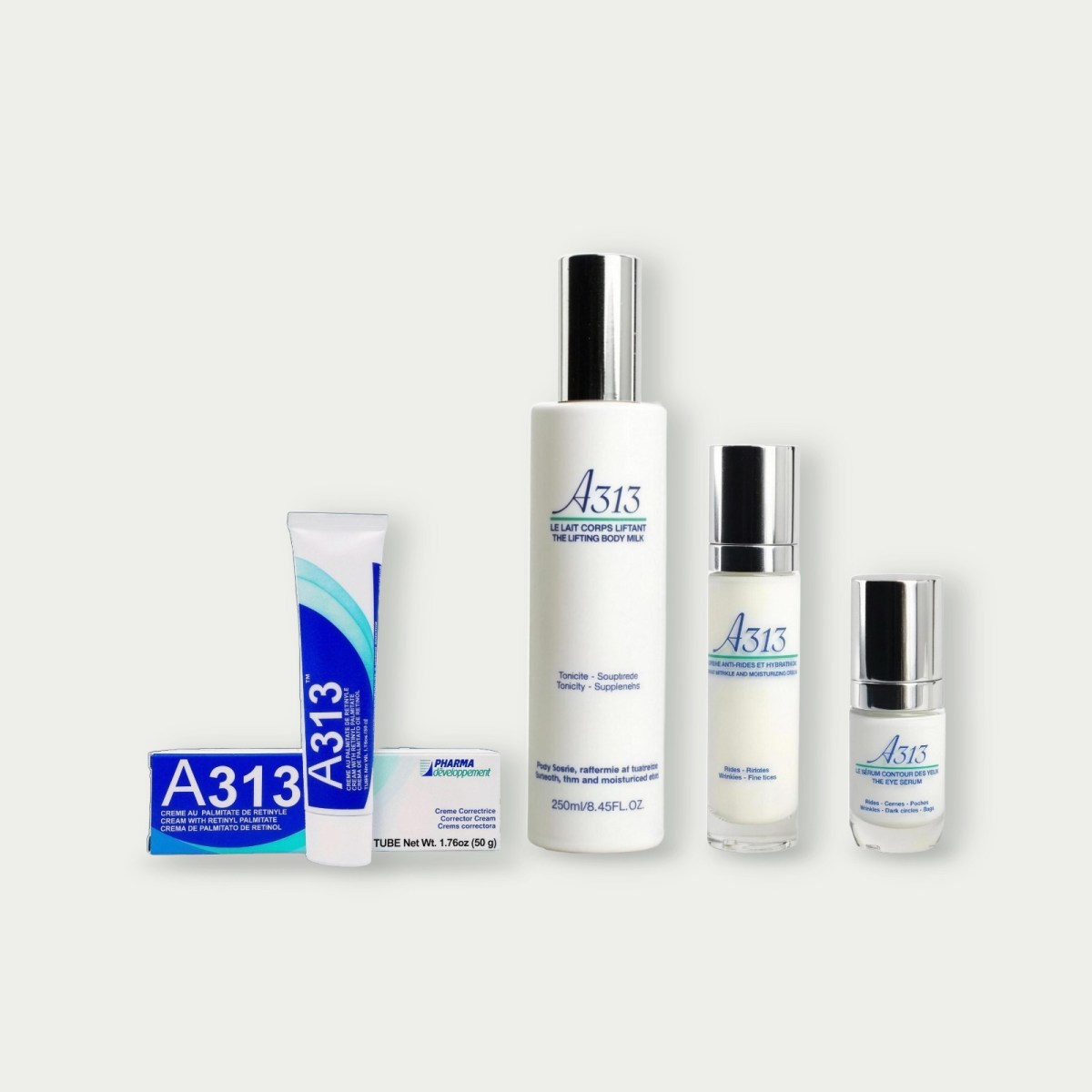 A313 skincare products